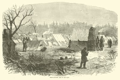 Slaves Quarters, Army of the James, marts 1865 af American School