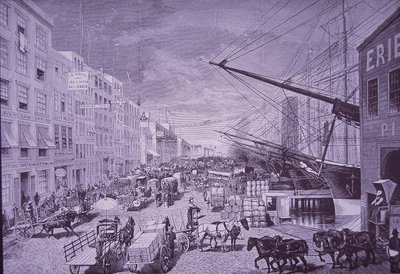 South Street Seaport i 1870