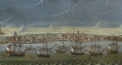 Southeast Prospect of the City of New York, ca. 1756-7 af American School