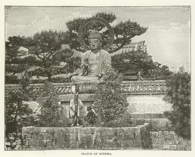 Statue af Buddha af American School