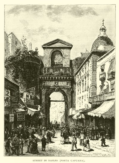 Gade i Napoli, Porta Capuana af American School