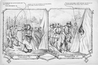 Tableaux 2nd, Tableaux 1st, udgivet af J. Mayer & Co. Lith., Boston, ca. 1865 af American School