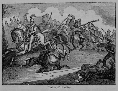 Slaget ved Bracito, illustration fra 
