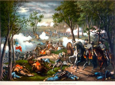 Slaget ved Chancellorsville, Virginia, 1863 af American School