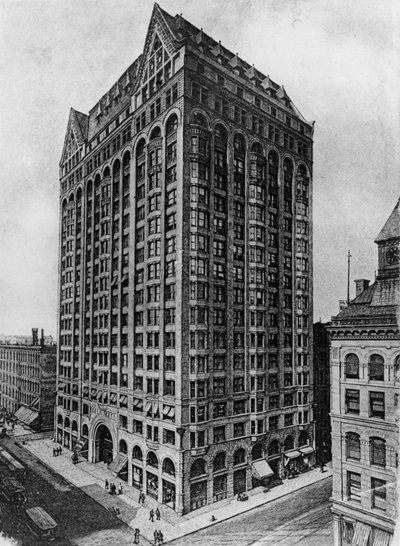 Capitol Building, også kendt som Frimurertemplet, Chicago, 1892-1939 af American School