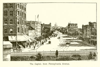 Capitol, fra Pennsylvania Avenue af American School