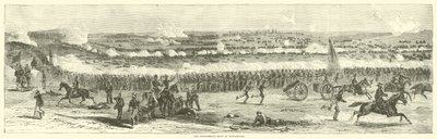 The Confederate Rout ved Winchester, september 1864 af American School
