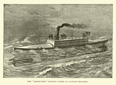 Destroyer, kaptajn Ericssons torpedofartøj af American School