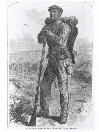 The Escaped Slave in the Union Army, fra 