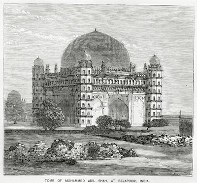Gol Gumbaz, grav af Mohammed Adil Shah II, bygget i 1659 af American School