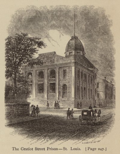 Gratiot Street Prison, St. Louis (gravering) af American School