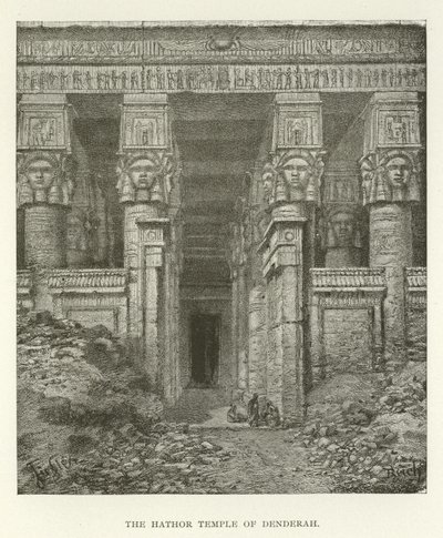 Hathor-templet i Denderah af American School