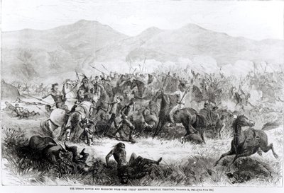 Indianerslaget og massakren nær Fort Philip Kearney, Dakotah-territoriet, 21. december 1866 af American School