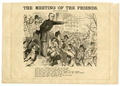 Vennernes møde, Rådhusparken, 1863 af American School