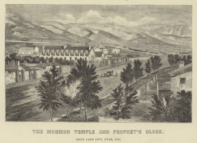 Mormontemplet og profeternes blok af American School