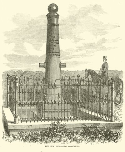 The New Vicksburg Monument, juli 1863 af American School