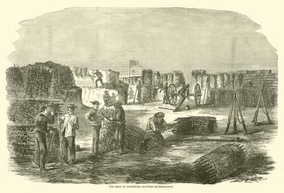 The Siege of Vicksburg, Battery Hickenlooper, juni 1863 af American School