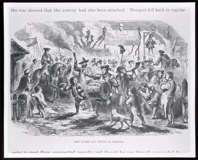 Stamp Act Riots at Boston, 25. august 1765, fra "Youth