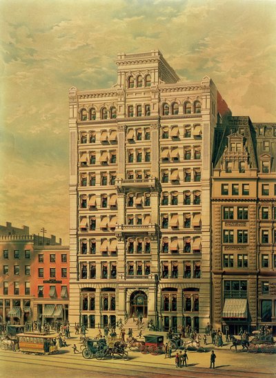 The Standard Oil Company Building, 26 Broadway, New York, pub. af Root and Tinker, 1886 af American School
