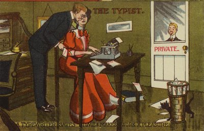 The Typist - en skrivemaskine sparer tid og gør arbejdet til en fornøjelse af American School