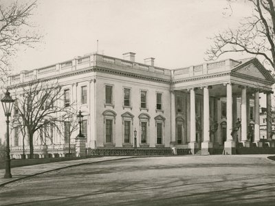 Det Hvide Hus, Washington DC (fotogravure) af American School