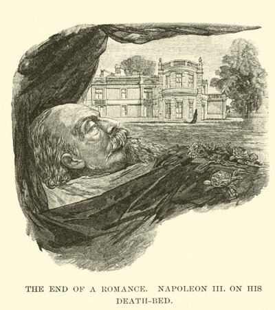 Afslutningen på en romance, Napoleon III, på sit dødsleje af American School