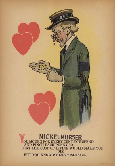 The nickelnurser (farvelitografi) af American School