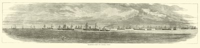 Transportflåde ud for Federal Point, december 1864 af American School