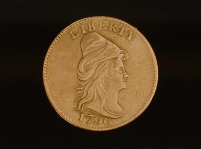 Turban hovedkvarter ørn, 1796 (metal) af American School