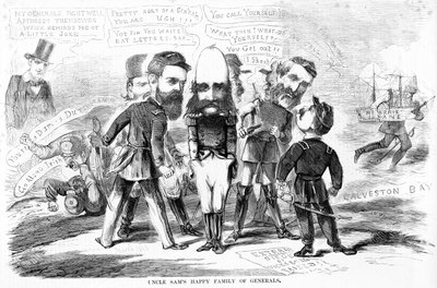Onkel Sams lykkelige familie af generaler, ca. 1863 af American School