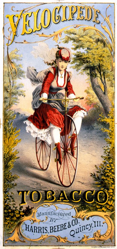 Velocipede tobaksmagasin annonce af American School