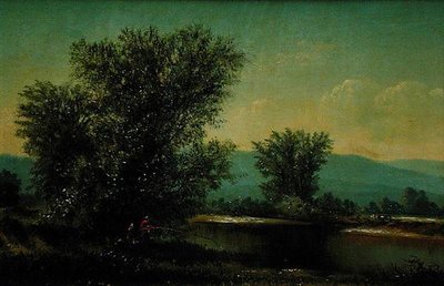 Udsigt i Little River Stowe, Vermont af American School