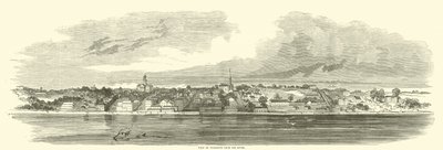 Udsigt over Vicksburg fra floden, juni 1862 af American School