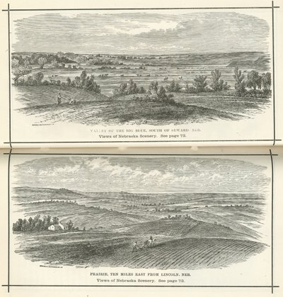 Udsigt over Nebraska Scenery af American School