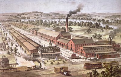 Wason Railroad Car Manufacturers, Springfield, Massachusetts af American School
