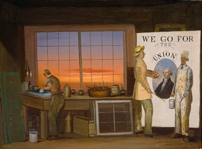Vi går for foreningen, ca. 1840-1850 af American School