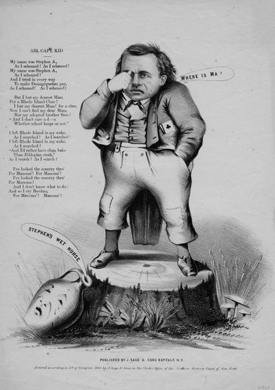 Hvor er Ma?, udgivet af Currer & Ives, New York, 1860 af American School