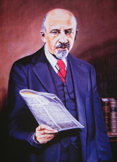 William Edward Burghardt du Bois (1868-1963) (olie på lærred) af American School