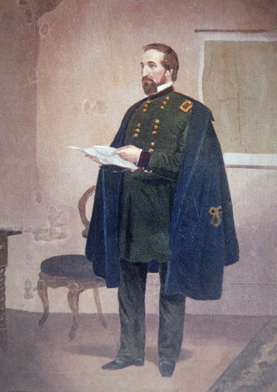 William Starke Rosencrans (1819-98) (farve litho) af American School