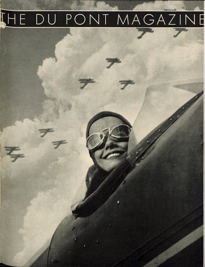 Wings Aloft, forside af DuPont Magazine, maj 1934 af American School