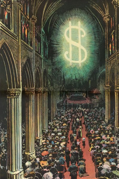 Tilbedelse af den almægtige dollar af American School