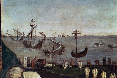 Både, detalje fra Transport of Holy Face af Amico Aspertini