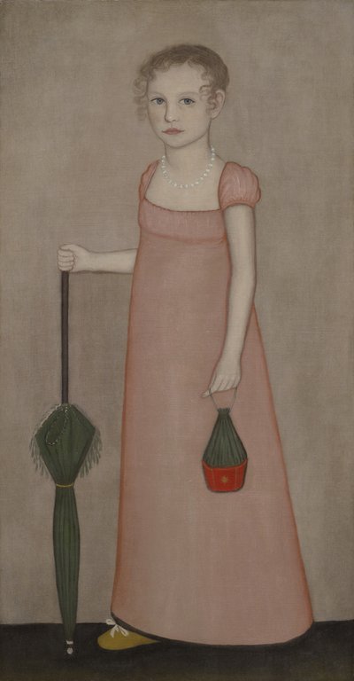 Portræt af Harriet Campbell, ca. 1815 af Ammi Phillips