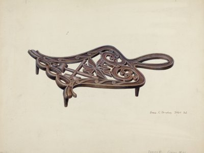 Fladjernsstativ af Amos C. Brinton