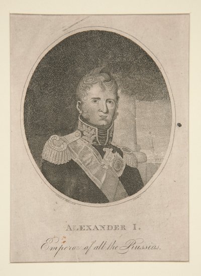 Alexander I, kejser af alle russerne af Amos Doolittle