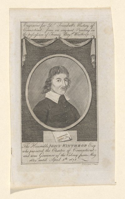 Portræt af John Winthrop af Amos Doolittle