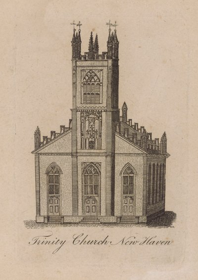 Trinity Church, New Haven af Amos Doolittle