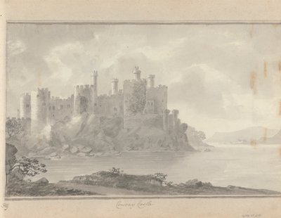 Udsigt i England, Skotland og Wales: Conway Castle af Amos Green