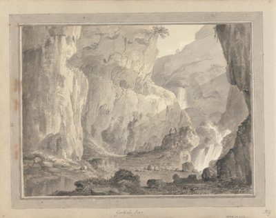 Udsigter i England, Skotland og Wales: Gordale Scar af Amos Green