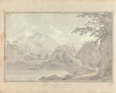 Udsigter i England, Skotland og Wales: Tur i Skotland; Loch van-a-char, med bjerget kaldet Benvenue af Amos Green